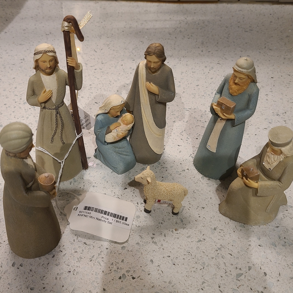 Enesco Foundations 6 Piece Mini Nativity Scene NEW